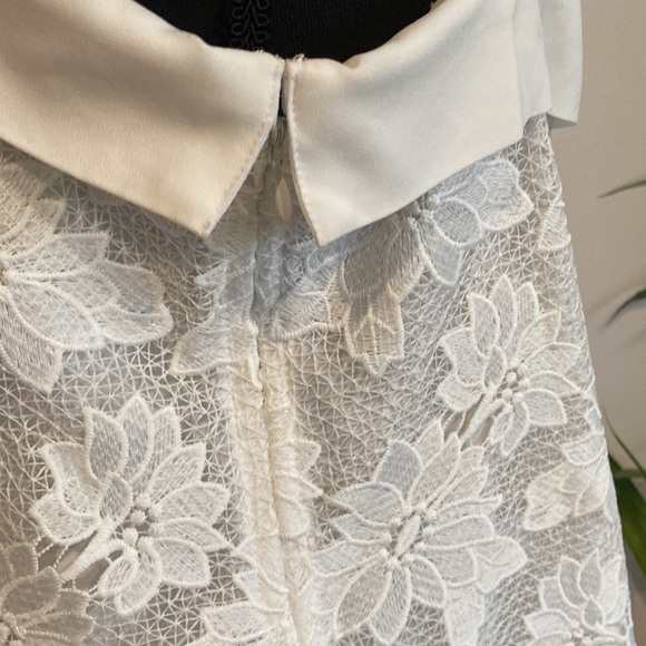 Banana Republic Limited Edition Women’s Top Lace XL White Polyester Pre Owned GC - Picture 6 of 10